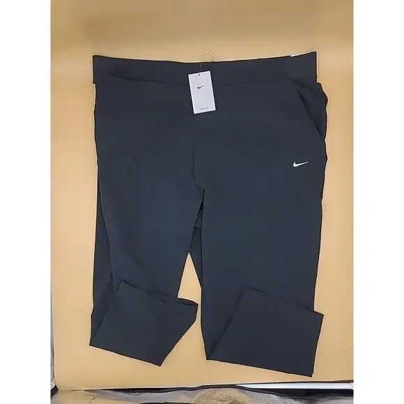 Nike Women's Standard Fit Mid Rise 7/8 Training Pants Plus Size 2X, Black NWT - Picture 4 of 5